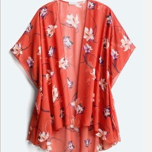 EMORY PARK Caley Open Front Woven Top